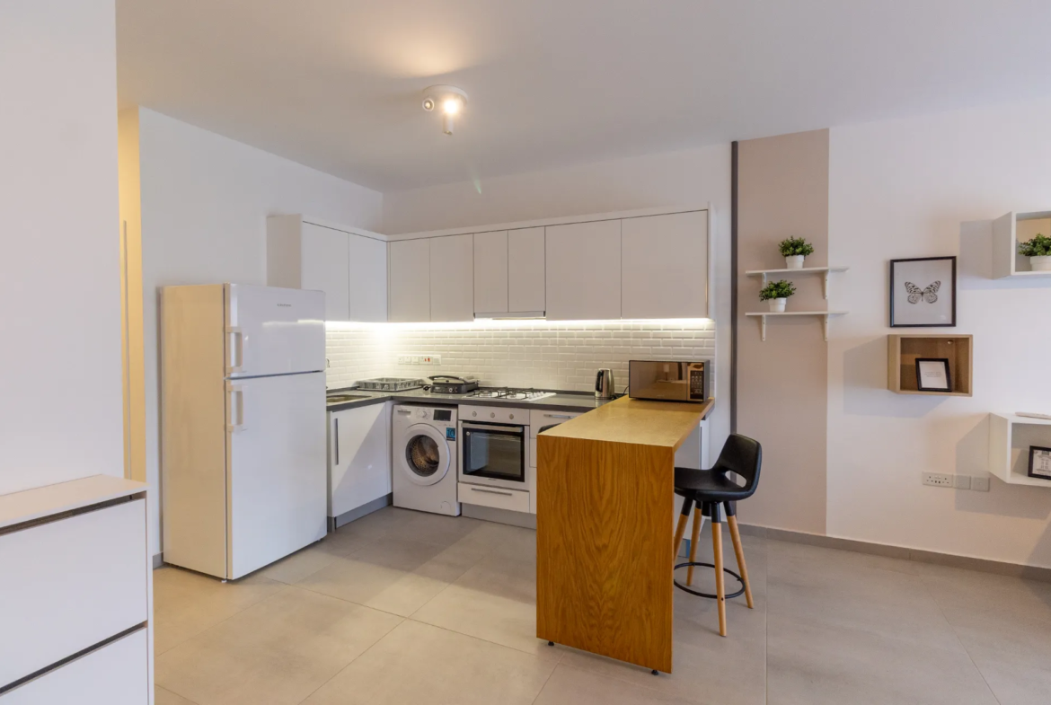 Furnished Studio Flat for Sale in Iskele Near the Beach
