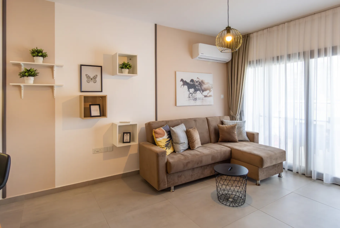Furnished Studio Flat for Sale in Iskele Near the Beach