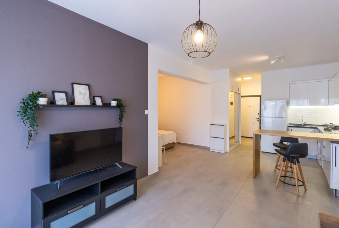 Furnished Studio Flat for Sale in Iskele Near the Beach