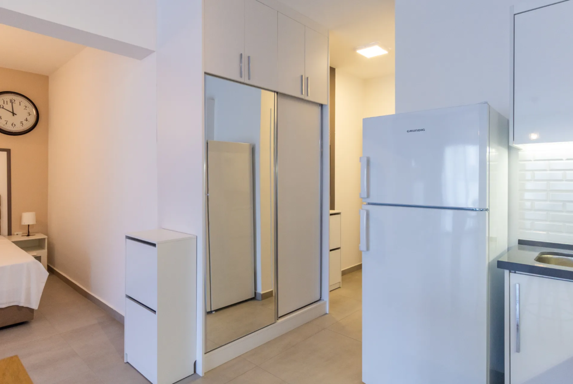 Furnished Studio Flat for Sale in Iskele Near the Beach