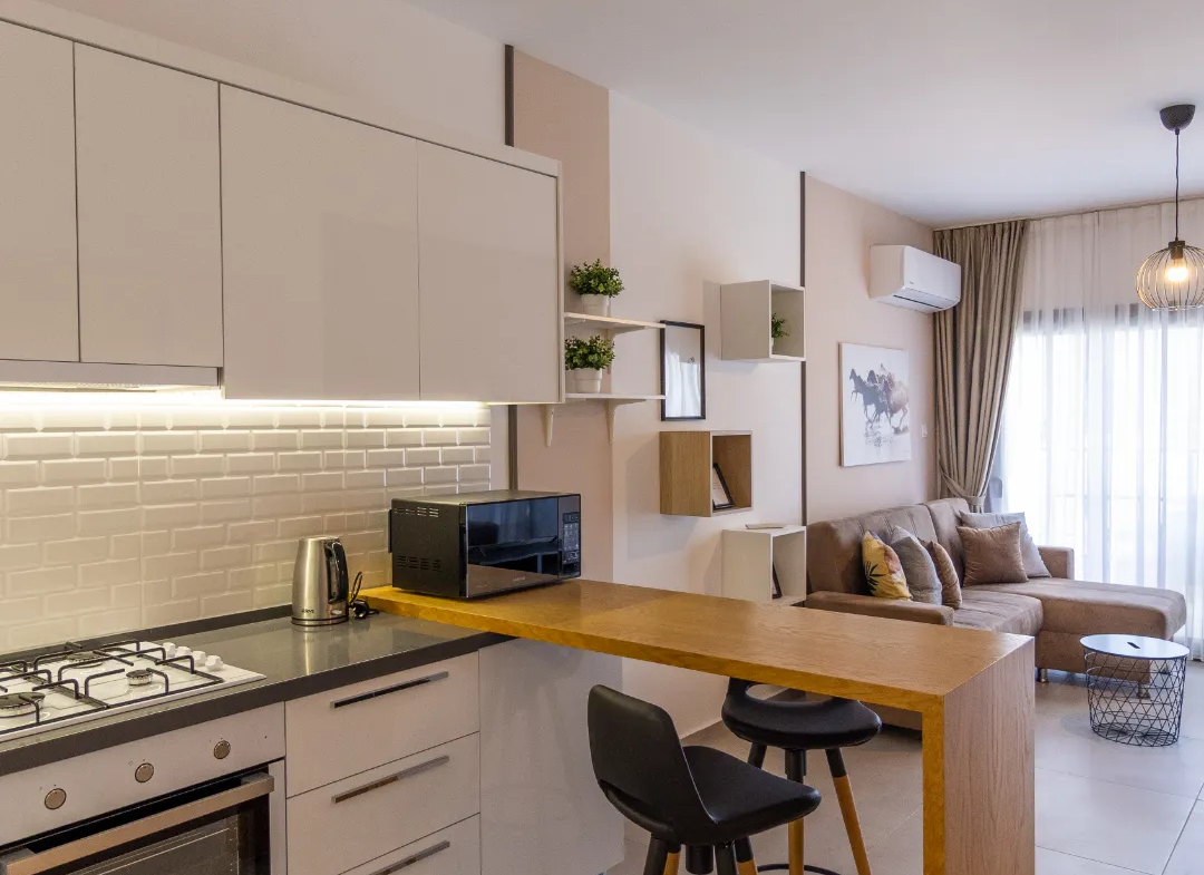 Furnished Studio Flat for Sale in Iskele Near the Beach