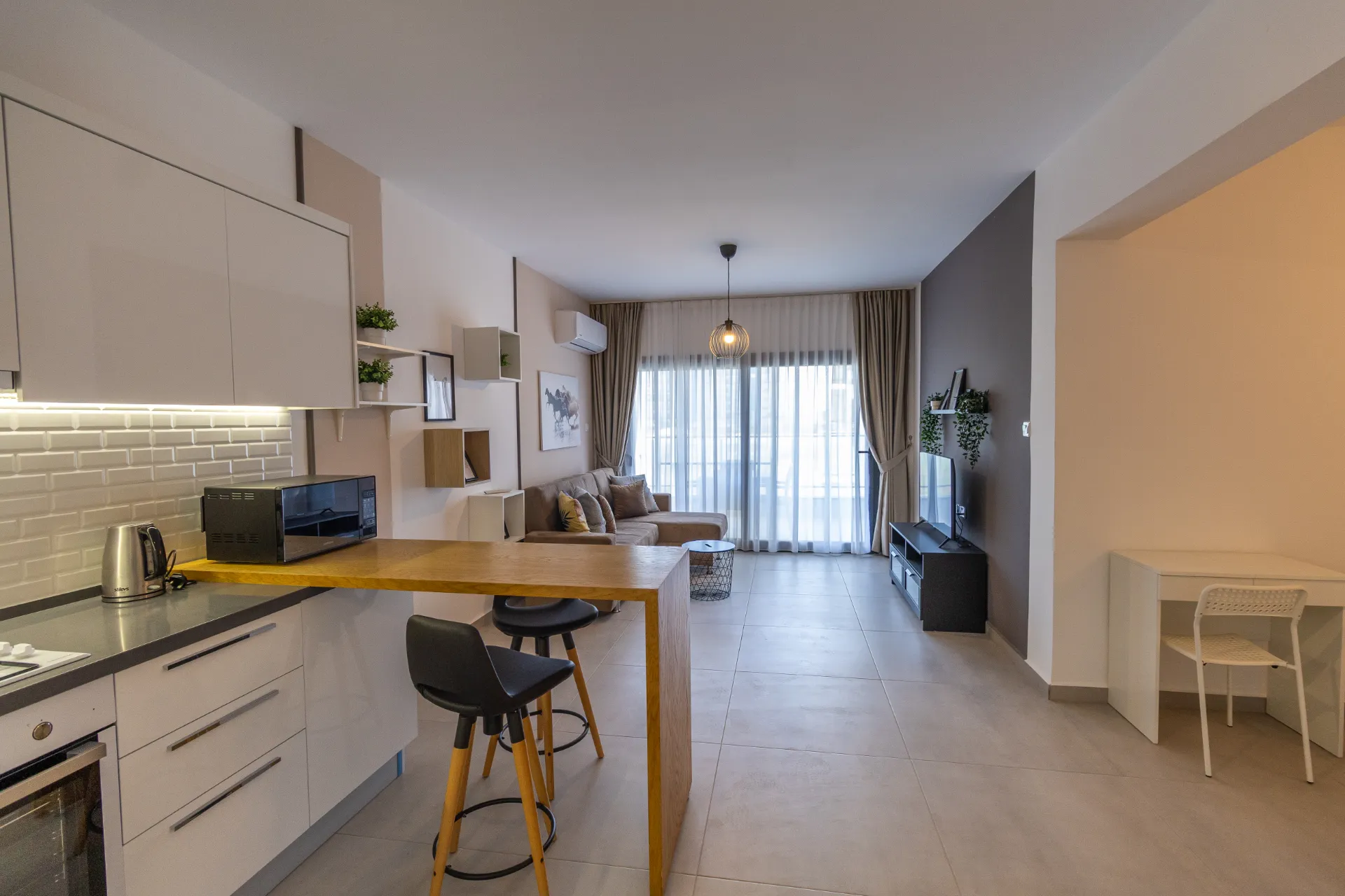 Furnished Studio Flat for Sale in Iskele Near the Beach