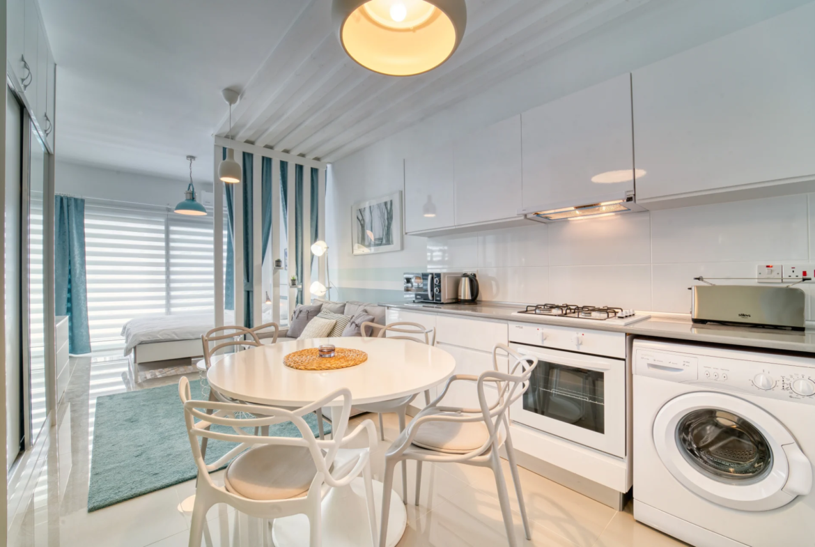 Furnished Studio Flat for Sale in Iskele Near the Sea