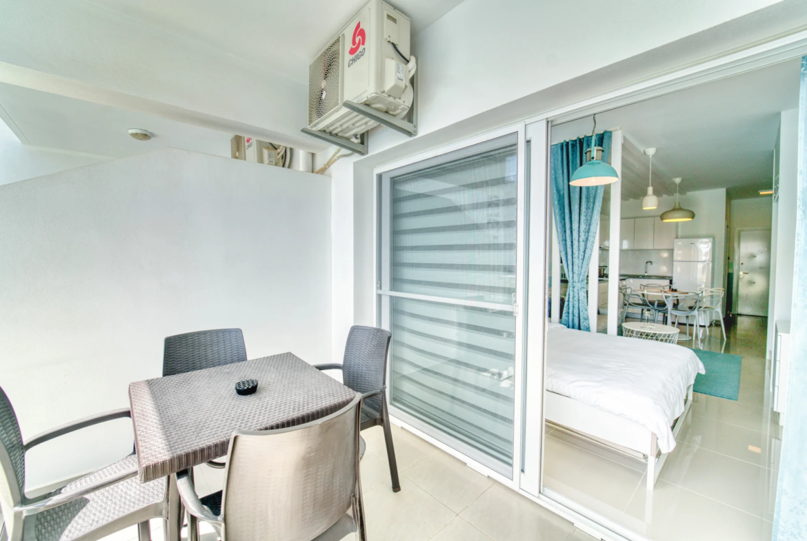 Furnished Studio Flat for Sale in Iskele Near the Sea
