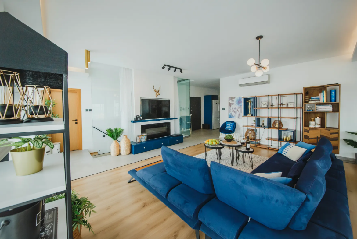 Ready Furnished Penthouse for Sale in Iskele North Cyprus Near the Sea