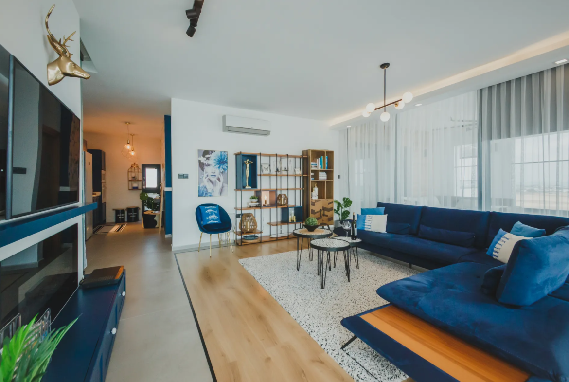Ready Furnished Penthouse for Sale in Iskele North Cyprus Near the Sea