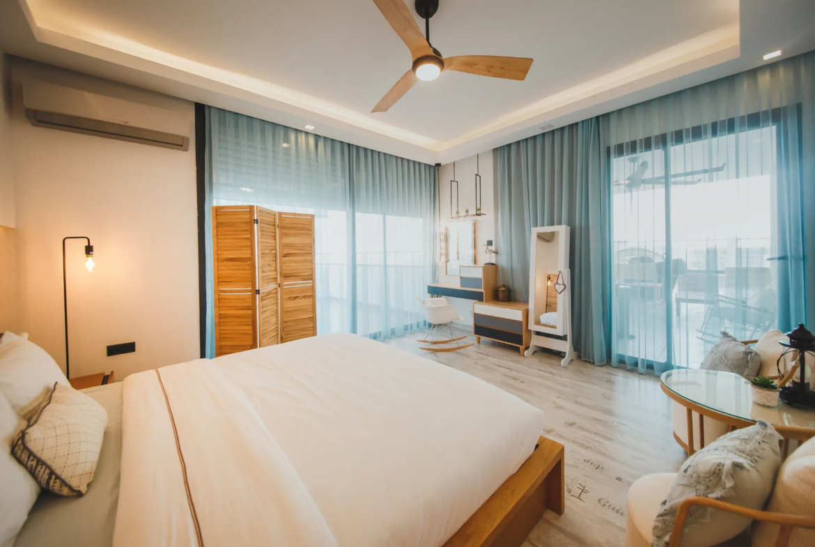 Ready Furnished Penthouse for Sale in Iskele North Cyprus Near the Sea