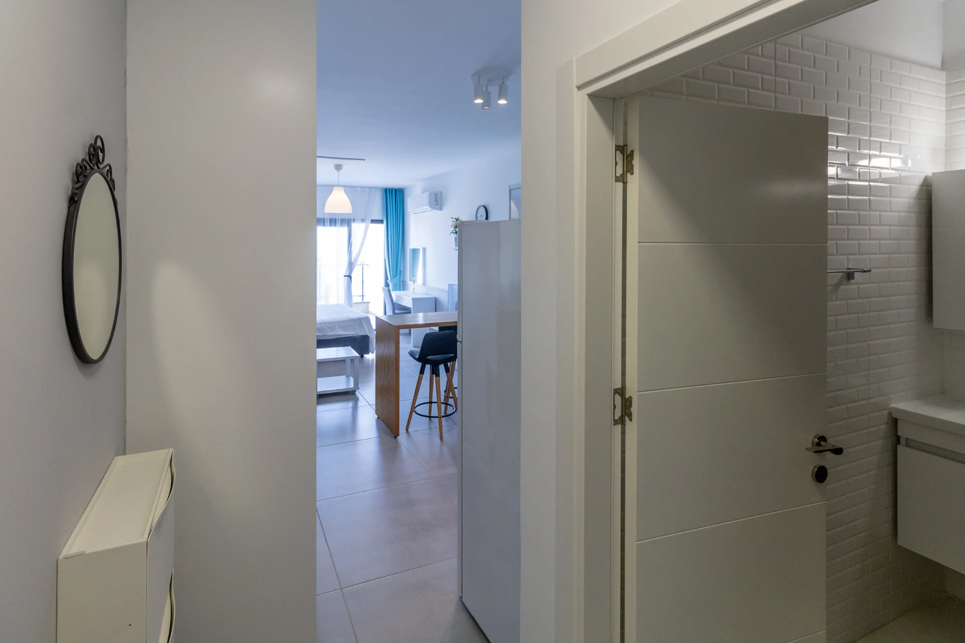 Ready Furnished Studio Flat with Sea View in Iskele North Cyprus – 01 Ready Furnished Studio Flat with Sea View in Iskele North Cyprus