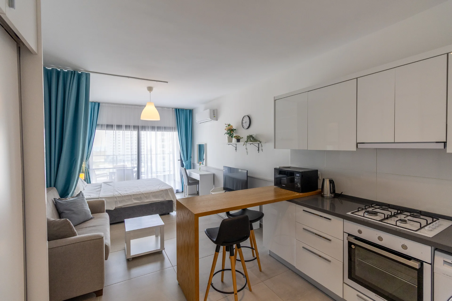 Ready Furnished Studio Flat with Sea View in Iskele North Cyprus – 02 Ready Furnished Studio Flat with Sea View in Iskele North Cyprus