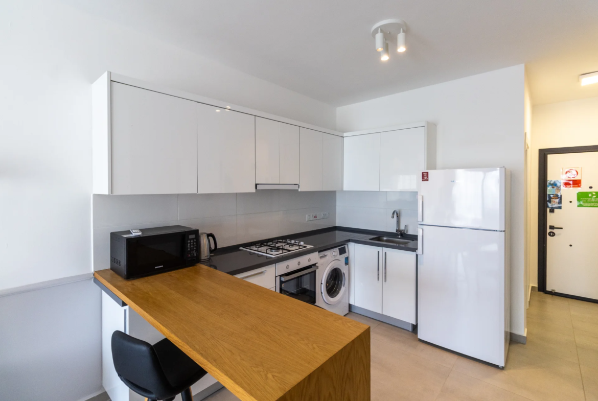 Ready Furnished Studio Flat with Sea View in Iskele North Cyprus